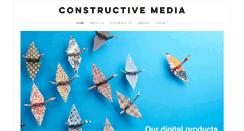 Desktop Screenshot of constructivemedia.com